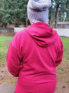 MHKC - Dark Red Zip Up