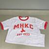 White Ribbed Red Walk T-Shirt (2025)